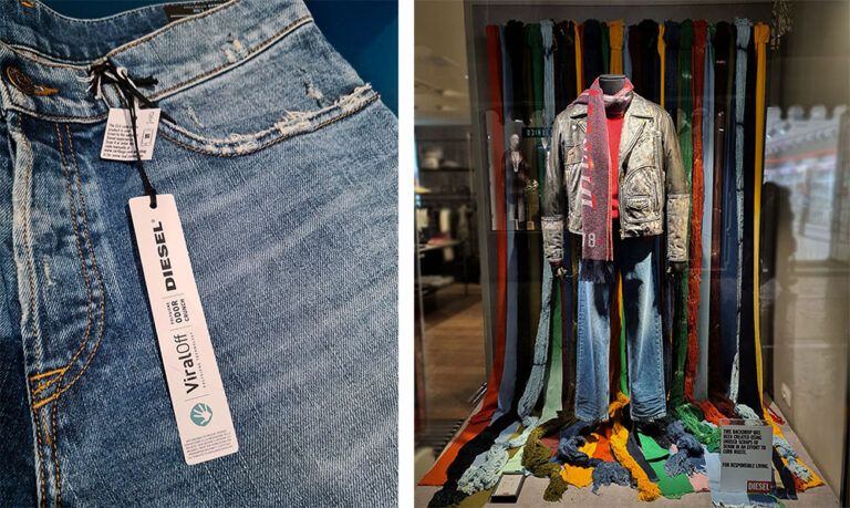 Diesel Sports is working with Polygiene from SS21 with Stays Fresh for the majority of their collection, and for some products also with ViralOff. Diesel Jeans have signed a contract with us to work on ViralOff in unique combination with Odor Crunch for SS21 exclusively in several collections. The initial cooperation is for a minimum of five collections.